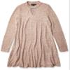 A. Byer Long Sleeve Mock Neck Dress (Junior's), Rose, L view 1