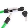Aexit Bike Bicycle Bike Locks Motorcycle Plastic Coated Security Cable Lock 25" Cable Locks Length Green view 2