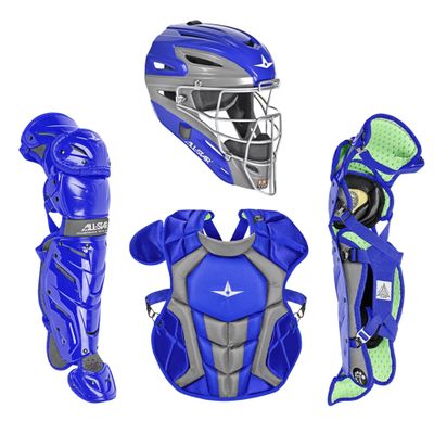 All-Star S7 Axis for Ages 12-16, 15.5" - Baseball Catching Equipment Kit, Meets NOCSAE Standard - Black