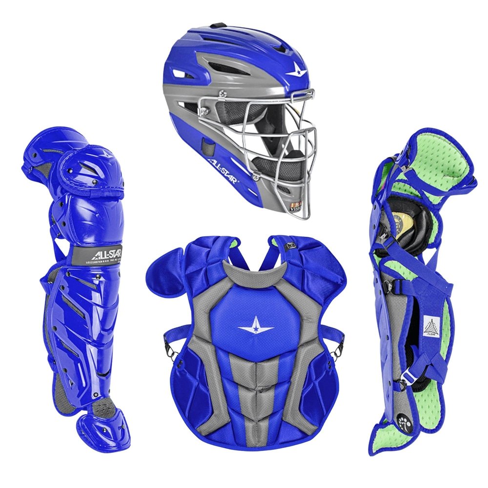 All-Star S7 Axis for Ages 12-16, 15.5" - Baseball Catching Equipment Kit, Meets NOCSAE Standard - Black