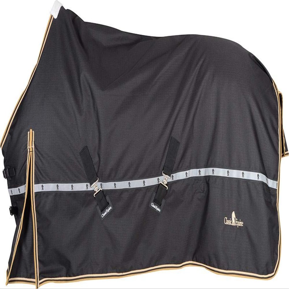 Classic Equine 5K Cross Trainer Horse Blanket Black S72/74