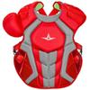 All-Star S7 Axis for Adults - Baseball Catching Equipment Kit (Catching Helmet, Chest Protector, Leg Guards), NOCSAE Standard (Scarlet/Graphite) view 3