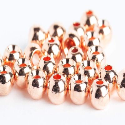 Blue Wing Olive Tungsten Beads for Fly Tying - 100 Pack (Copper, 3.2 mm (1/8))