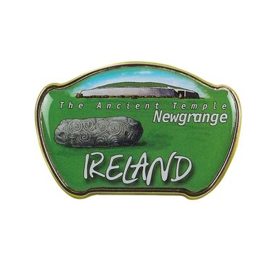 Collectible Novelty Pin for Backpack, Scarf - Made From Jeweler Class Metal - Spartan and the Green Egg Explorer Pin Series: Newgrange, Ireland (73)
