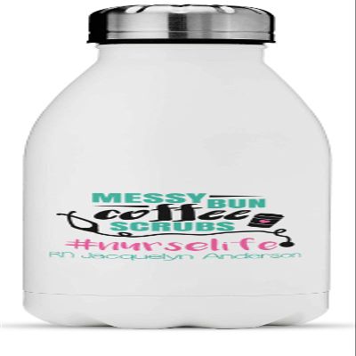 Personalized Nursing Quotes Water Bottle - 17 oz. - Stainless Steel - Full Color Printing