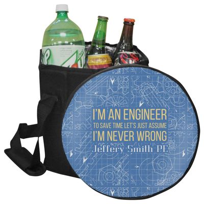 YouCustomizeIt Personalized Engineer Quotes Collapsible Cooler & Seat