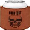 Personalized Skulls Leatherette Can Sleeve - Single Sided view 1