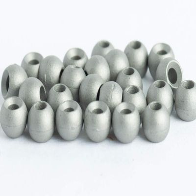 Blue Wing Olive Tungsten Beads for Fly Tying - 100 Pack (Matte Nickel, 3.2 mm (1/8))