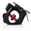 Fairtex Headgear HG10 | Protective Headgear for Muay Thai | Enhanced Comfort & Vision with Adjustable Straps & Multi-Layered Foam Padding | Prevents Injuries to Ears, Cheeks & Chin (Large-Black/White) view 2