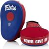 Fairtex FMV13 Maximized Focus Mitts for Boxing, Muay Thai Kickboxing, MMA (Blue/Red) view 1