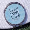 YouCustomizeIt Personalized Live Love Lake Golf Ball Marker - Hat Clip - Silver view 3