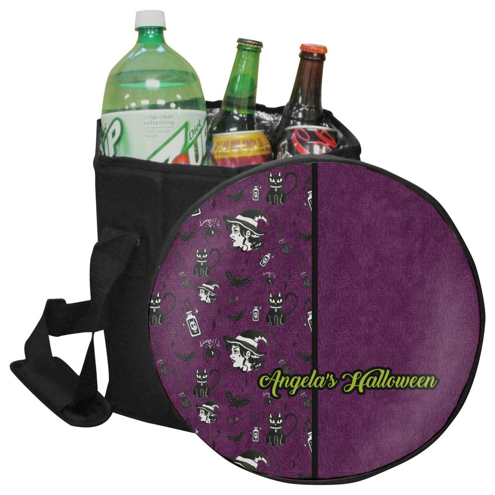 YouCustomizeIt Personalized Witches On Halloween Collapsible Cooler & Seat