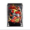 Better Display Cases Acrylic Motorcycle Motocross Racing Helmet Display Case with Mirror and White Risers (A024-WR) view 3