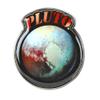 Collectible Novelty Pin for Backpack, Scarf - Made From Jeweler Class Metal - Spartan and the Green Egg Explorer Pin Series: Pluto (383) view 1