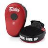 Fairtex FMV13 Maximized Focus Mitts for Boxing, Muay Thai Kickboxing, MMA (Red/Black) view 1