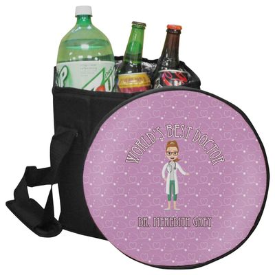 YouCustomizeIt Personalized Doctor Avatar Collapsible Cooler & Seat