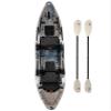 Brooklyn 13.0 Pro Tandem Sit-On-Top Kayak by BKC, 2 to 3 Person Fishing Kayak with Adjustable Seats, Large Dry Storage, 800 lb Capacity (Grey) view 1
