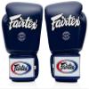 Fairtex BGV1 Muay Thai Boxing Training Sparring Gloves for Men, Women, Kids| Premium Quality, Light Weight & Shock Absorbent 12 oz Boxing Gloves -Blue view 3