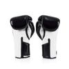 Fairtex BGV6 Angular Gloves: Premium Synthetic Leather Construction | Unique Design, Locked Thumb |Multi-Layer Padding |Ideal for Boxing, MMA, Kickboxing & More(Black/White/12oz) view 2