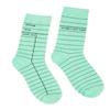 Out of Print Library Card Mint Green Socks Unisex Large view 1