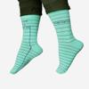 Out of Print Library Card Mint Green Socks Unisex Large view 2