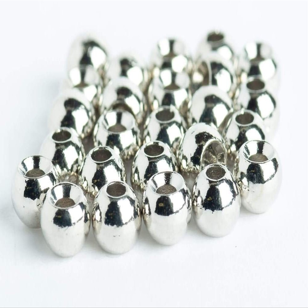 Blue Wing Olive Tungsten Beads for Fly Tying - 100 Pack (Nickel, 3.2 mm (1/8))