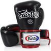 Fairtex BGV5 Muay Thai Boxing Gloves for Men, Women, Kids | Special Lock Thumb Design | MMA Gloves| Premium Quality, Light Weight & Shock Absorbent Boxing Gloves -(Black/White/Red Piping/16oz) view 1