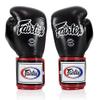 Fairtex BGV5 Muay Thai Boxing Gloves for Men, Women, Kids | Special Lock Thumb Design | MMA Gloves| Premium Quality, Light Weight & Shock Absorbent Boxing Gloves -(Black/White/Red Piping/16oz) view 3