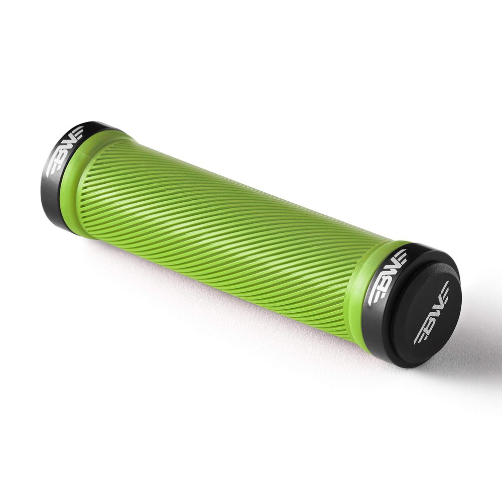 BW Chainline Grips Dual Lock-On MTB Bike Handlebar Grips - Green