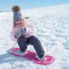 Jamara 460393 460393-Snow Play Snowboard 72cm Easy Grip, Bear Shape on Handle, Lightweight, Durable, Pink view 2