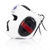 Fairtex Headgear HG10 | Protective Headgear for Muay Thai | Enhanced Comfort & Vision with Adjustable Straps & Multi-Layered Foam Padding |Prevents Injuries to Ears, Cheeks & Chin (Medium-White) view 3