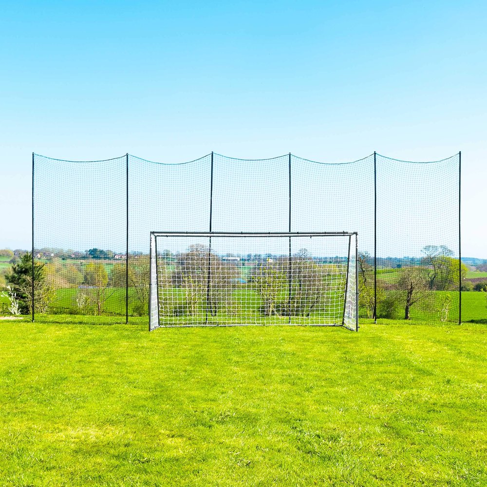 Stop that Ball Backstop Net Systems | Multi-Sport Ball Stop Net & Posts | Pop-Up, Freestanding & Socketed Options [5 Sizes] (Socketed, 20ft)