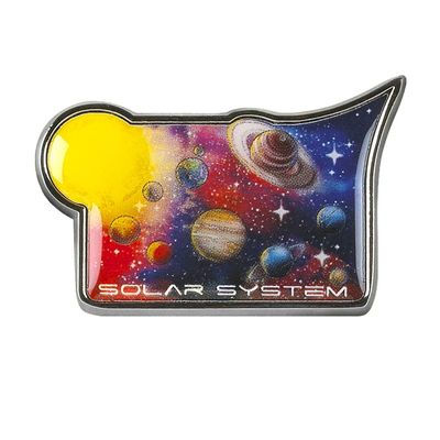 Collectible Novelty Pin for Backpack, Scarf - Made From Jeweler Class Metal - Spartan and the Green Egg Explorer Pin Series: Solar System (391)
