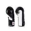 Fairtex BGV6 Angular Gloves: Premium Synthetic Leather Construction | Unique Design, Locked Thumb |Multi-Layer Padding |Ideal for Boxing, MMA, Kickboxing & More(Black/White/14oz) view 4