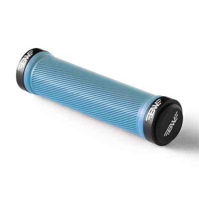 BW Chainline Grips Dual Lock-On MTB Bike Handlebar Grips - Blue
