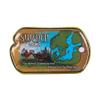 Collectible Novelty Pin for Backpack, Scarf - Made From Jeweler Class Metal - Spartan and the Green Egg Explorer Pin Series: Visby, Sweden (95) view 1