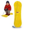 Jamara 460391 - Snow Play Snowboard 72cm Yellow - Easy Grip Handles, Bear Shape on Handle, Lightweight, Durable view 1