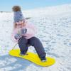 Jamara 460391 - Snow Play Snowboard 72cm Yellow - Easy Grip Handles, Bear Shape on Handle, Lightweight, Durable view 2
