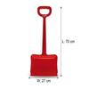 Jamara 460399 460399-Snow Play Snow Shovel Tally 70 cm Robust and Stable, Reinforcing Ribs in The Blade, Plastic Handy D-Handle, Red view 3