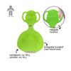 Jamara 460375 - Snow Play Snow Glider Bear Green - Easy Grip Handles, Bear Shape on Handle, Lightweight, Durable view 4