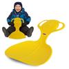 Jamara 460374 460374-Snow Play Snow Glider Easy Grip, Bear Shape on Handle, Lightweight, Durable, Yellow view 1