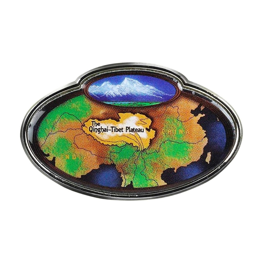 Collectible Novelty Pin for Backpack, Scarf - Made From Jeweler Class Metal - Spartan and the Green Egg Explorer Pin Series: Qinghai-Tibet Plateau, Tibet (104)