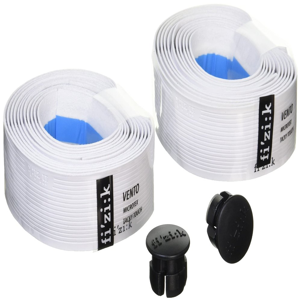 Fizik Vento Solocush Tacky,Gravel and Road Cycling bar Tape, White, 2.7mm