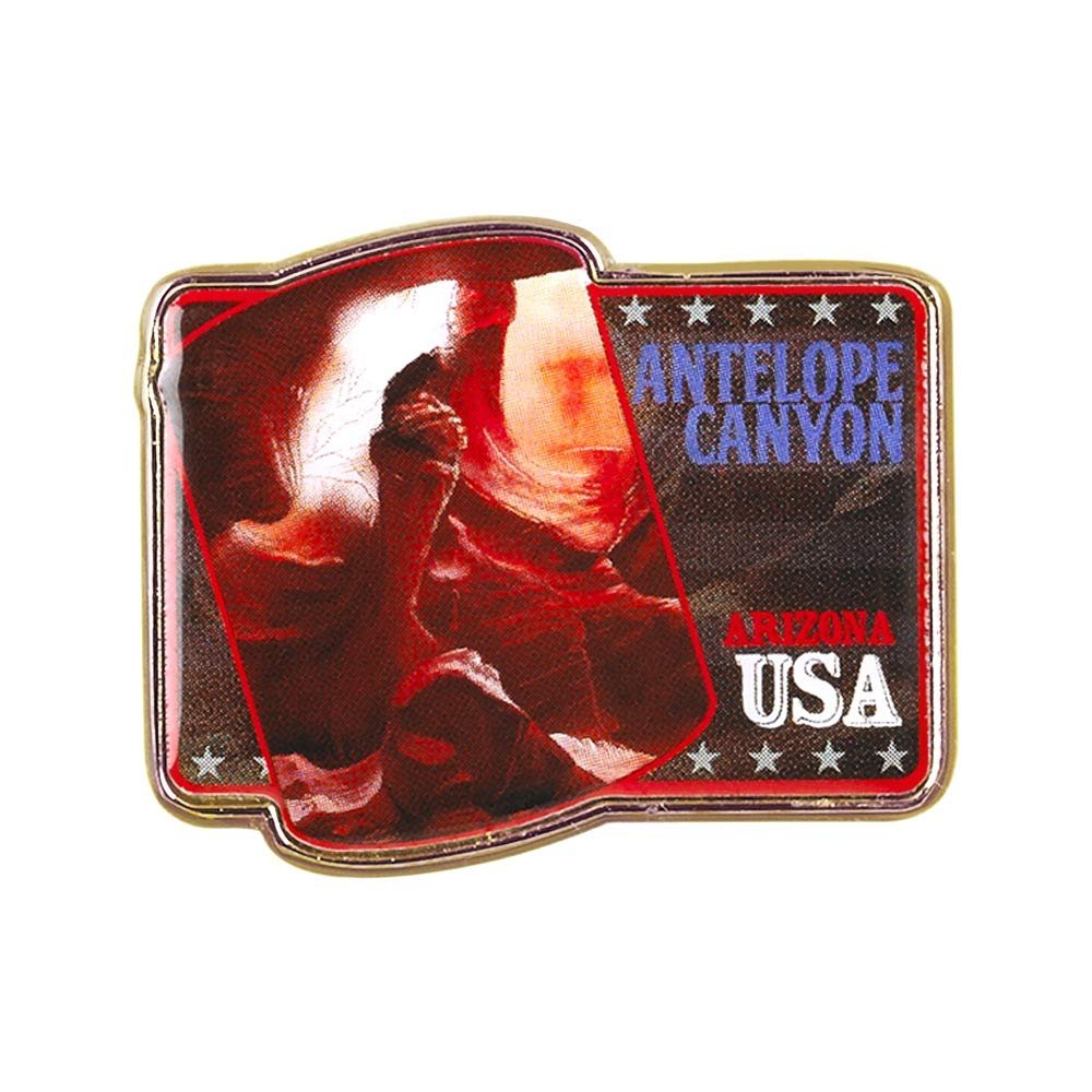 Collectible Novelty Pin for Backpack, Scarf - Made From Jeweler Class Metal - Spartan and the Green Egg Explorer Pin Series: Antelope Canyon - Arizona, USA (120)
