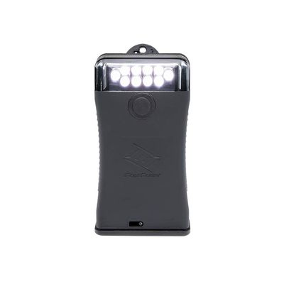 FoxFury Scout Clip Light with White LEDs, Black, Fire and Impact Resistant, Waterproof, 65 Lumens