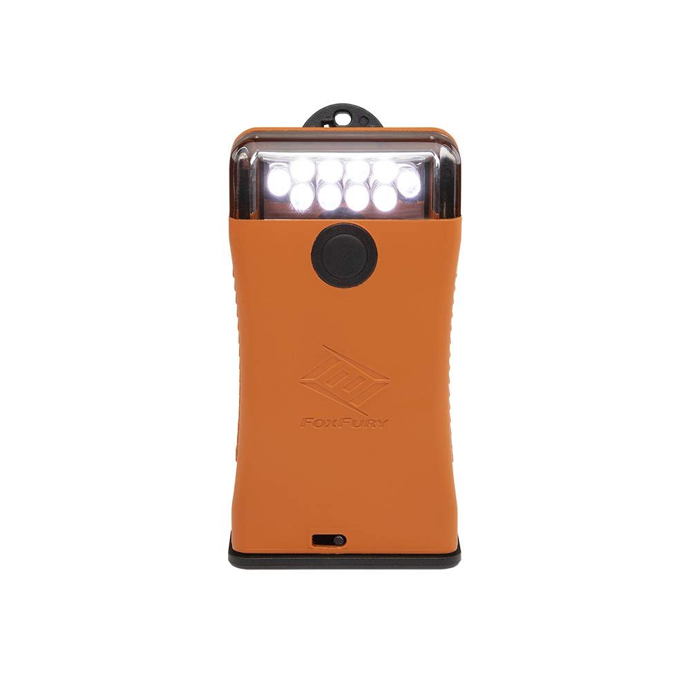 FoxFury Scout Clip Light with LEDs, Orange, 49 Lumens