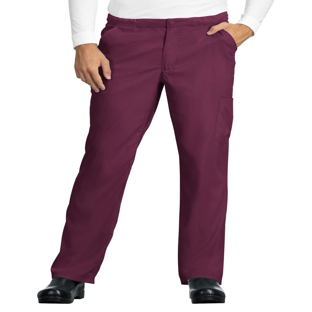 KOI Lite 606 Men's Discovery Scrub Pant Wine 3XL