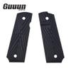 Guuun G10 1911 Grips Fit Colt Kimber Taurus 1911 Aggressive OPS Texture - Black view 2