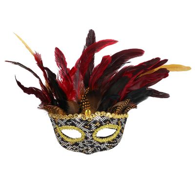 Boland 72218 - Augenmaske Voodoo Marasa, Maskenball, Accessoire, Karneval, Kostm, Mottopary, Halloween
