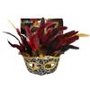 Boland 72218 - Augenmaske Voodoo Marasa, Maskenball, Accessoire, Karneval, Kostm, Mottopary, Halloween view 4
